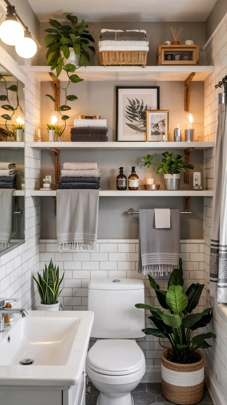 Bathroom Shelves Ideas 2026: Creative, Modern & Space-Saving Storage Solutions
