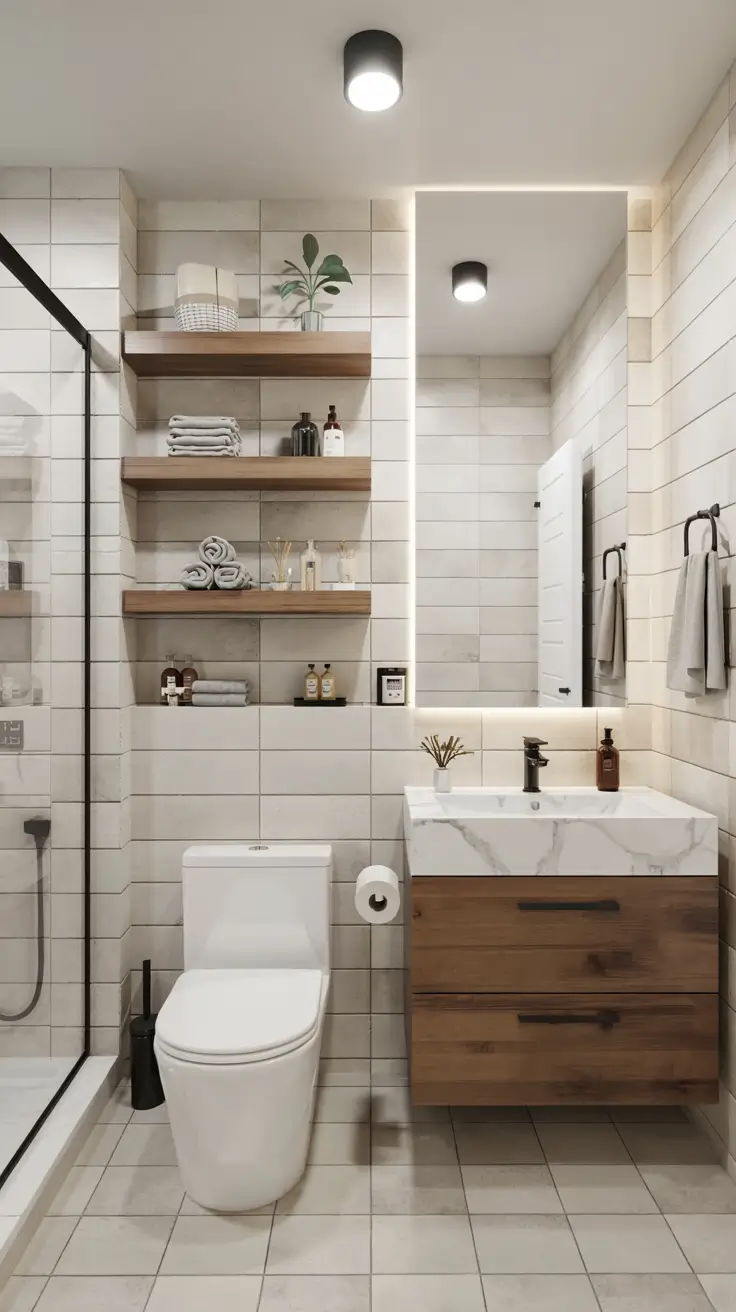 Bathroom Shelves Ideas 2026: Creative, Modern & Space-Saving Storage Solutions