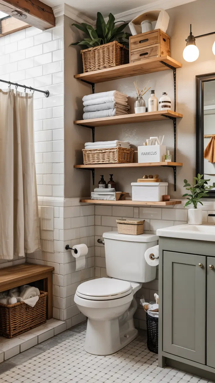 Bathroom Shelves Ideas 2026: Creative, Modern & Space-Saving Storage Solutions