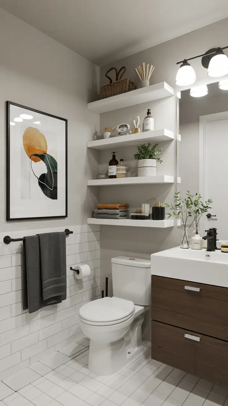 Bathroom Shelves Ideas 2026: Creative, Modern & Space-Saving Storage Solutions