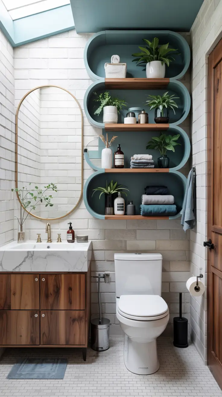 Bathroom Shelves Ideas 2026: Creative, Modern & Space-Saving Storage Solutions