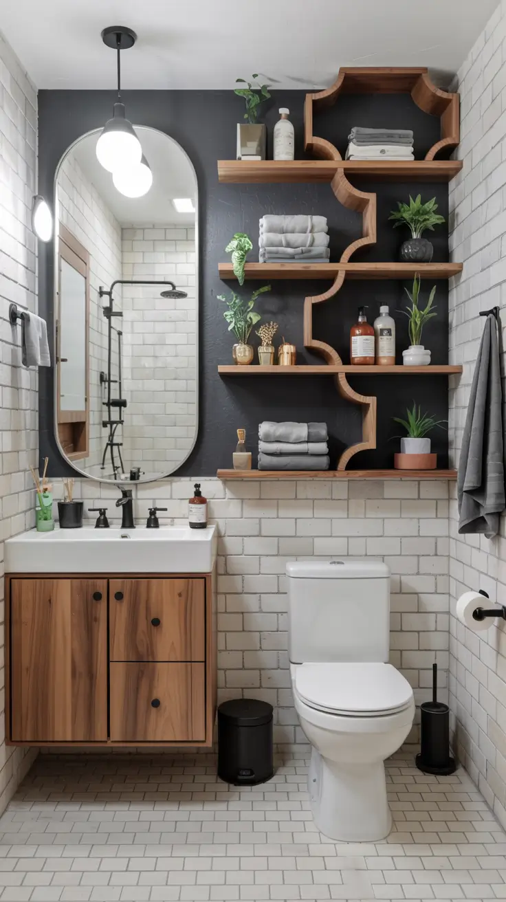 Bathroom Shelves Ideas 2026: Creative, Modern & Space-Saving Storage Solutions