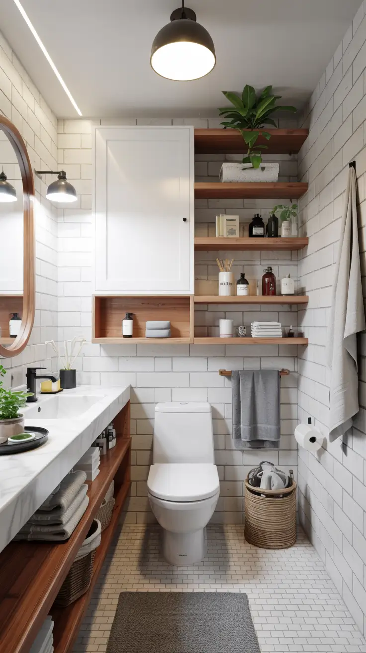 Bathroom Shelves Ideas 2026: Creative, Modern & Space-Saving Storage Solutions