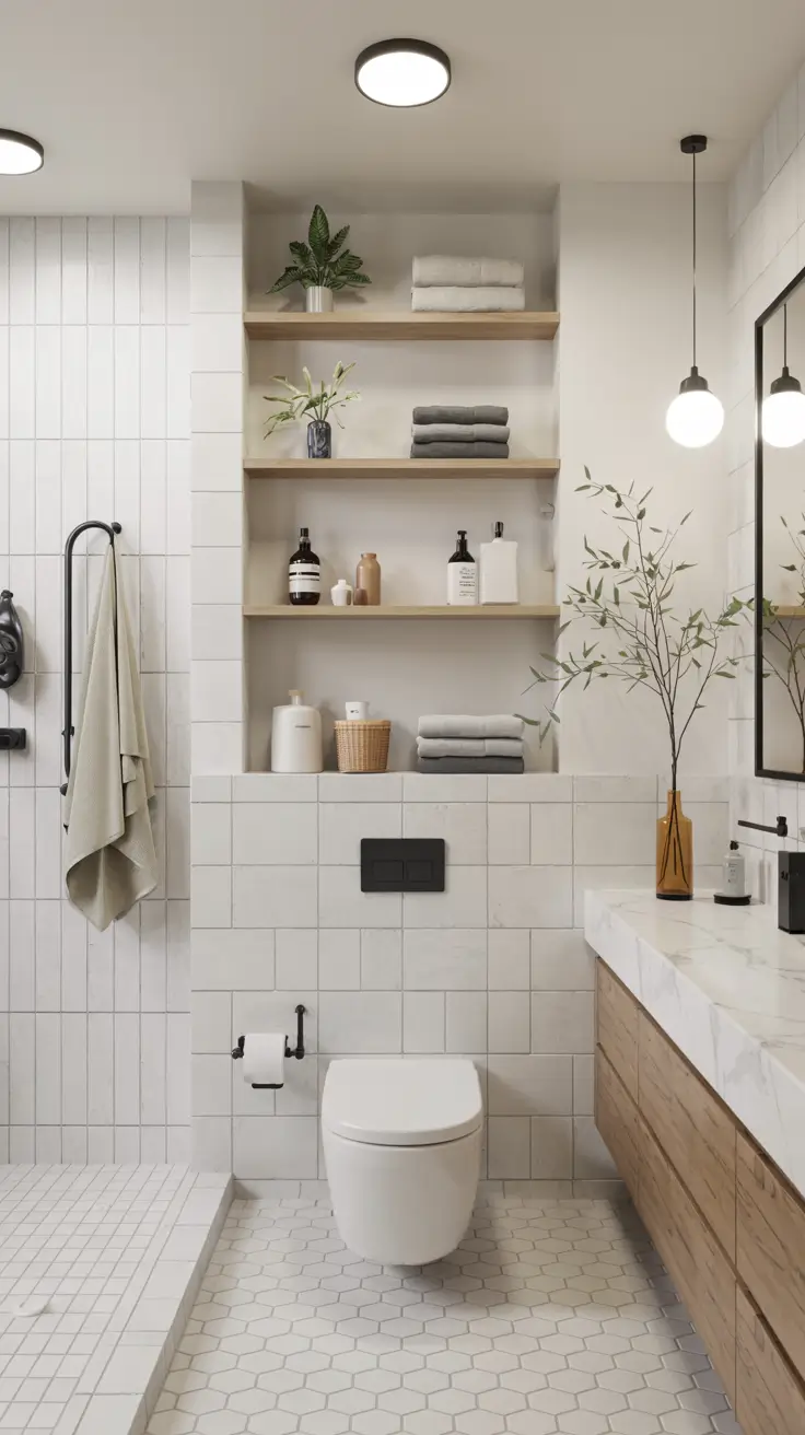 Bathroom Shelves Ideas 2026: Creative, Modern & Space-Saving Storage Solutions