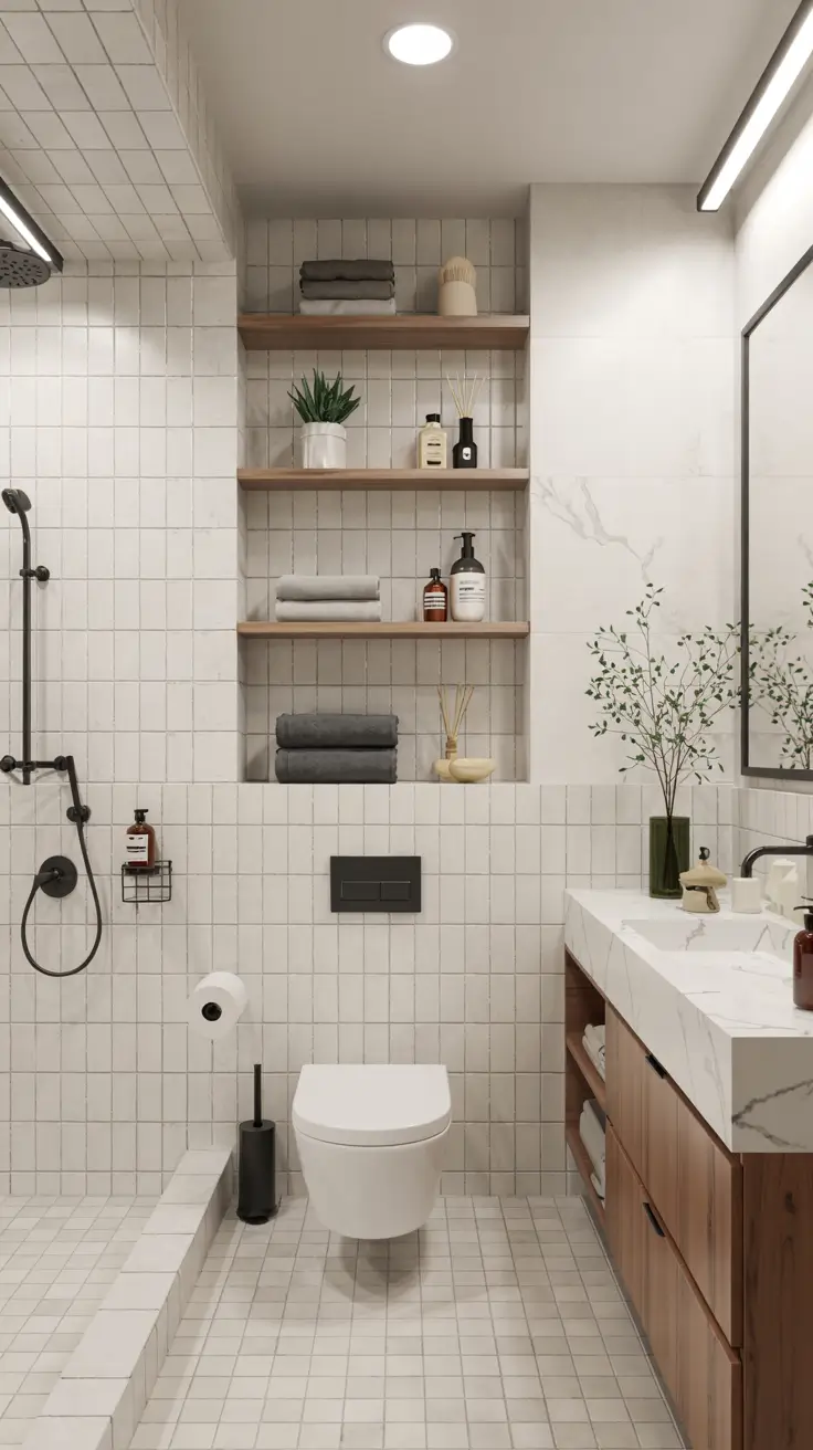 Bathroom Shelves Ideas 2026: Creative, Modern & Space-Saving Storage Solutions