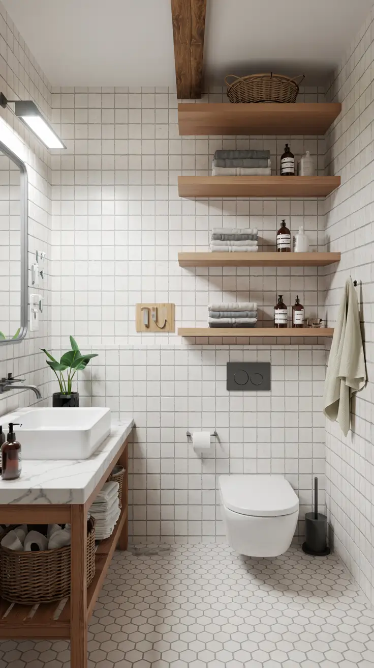 Bathroom Shelves Ideas 2026: Creative, Modern & Space-Saving Storage Solutions