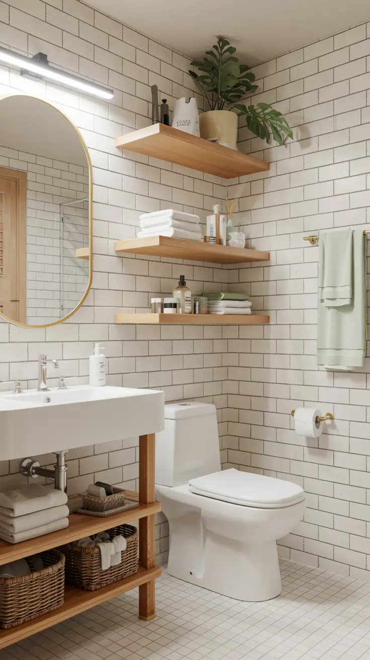 Bathroom Shelves Ideas 2026: Creative, Modern & Space-Saving Storage Solutions