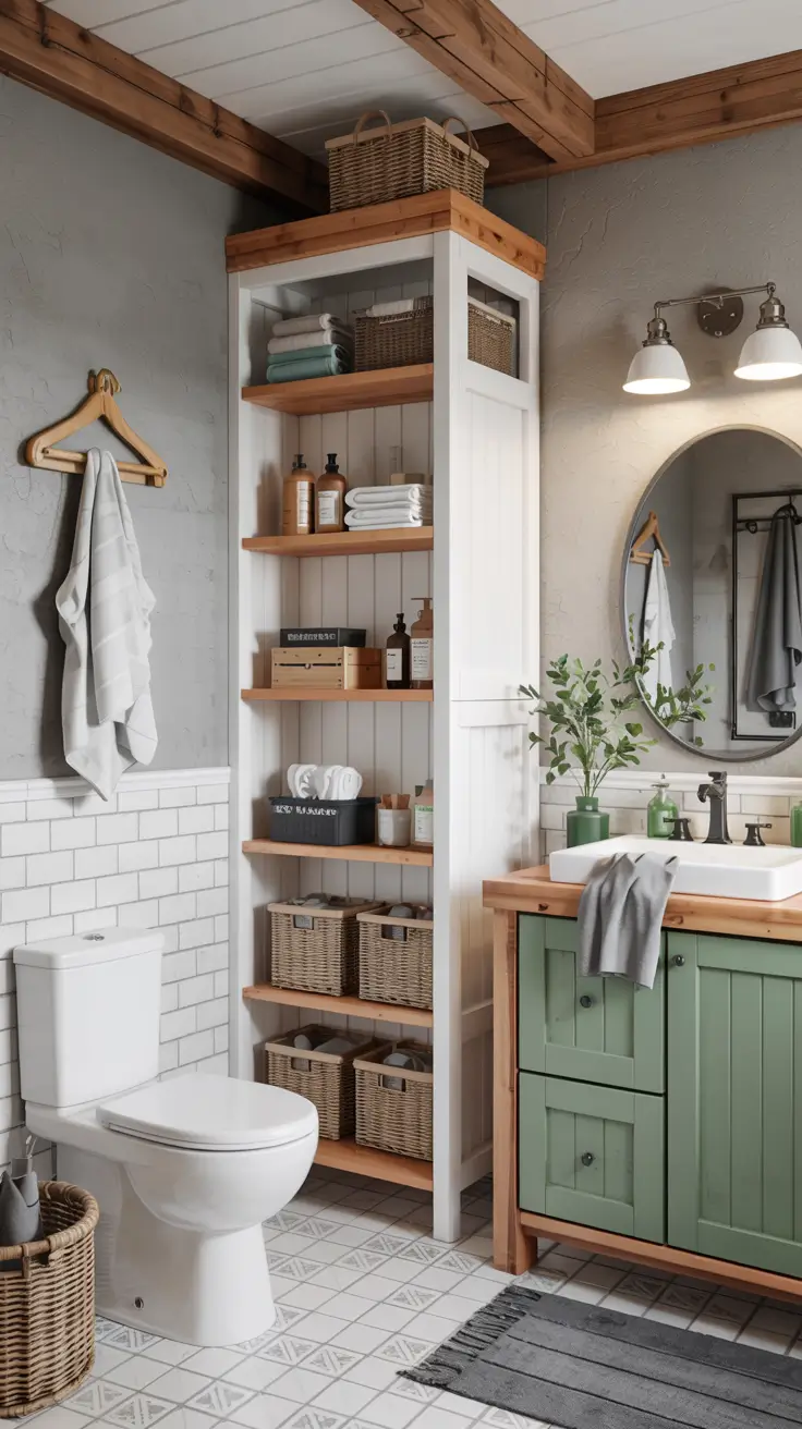 Bathroom Wall Cabinet Ideas 2026: Space-Saving Storage for Small & Modern Bathrooms