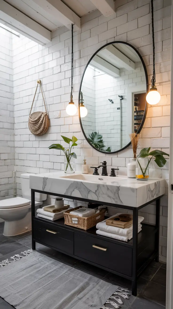 Black and White Bathroom Ideas 2026: Modern, Minimalist & Luxury Decor