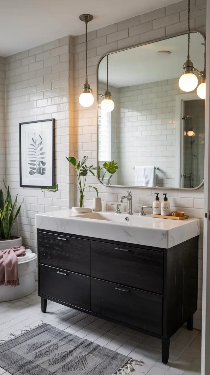 Black and White Bathroom Ideas 2026: Modern, Minimalist & Luxury Decor