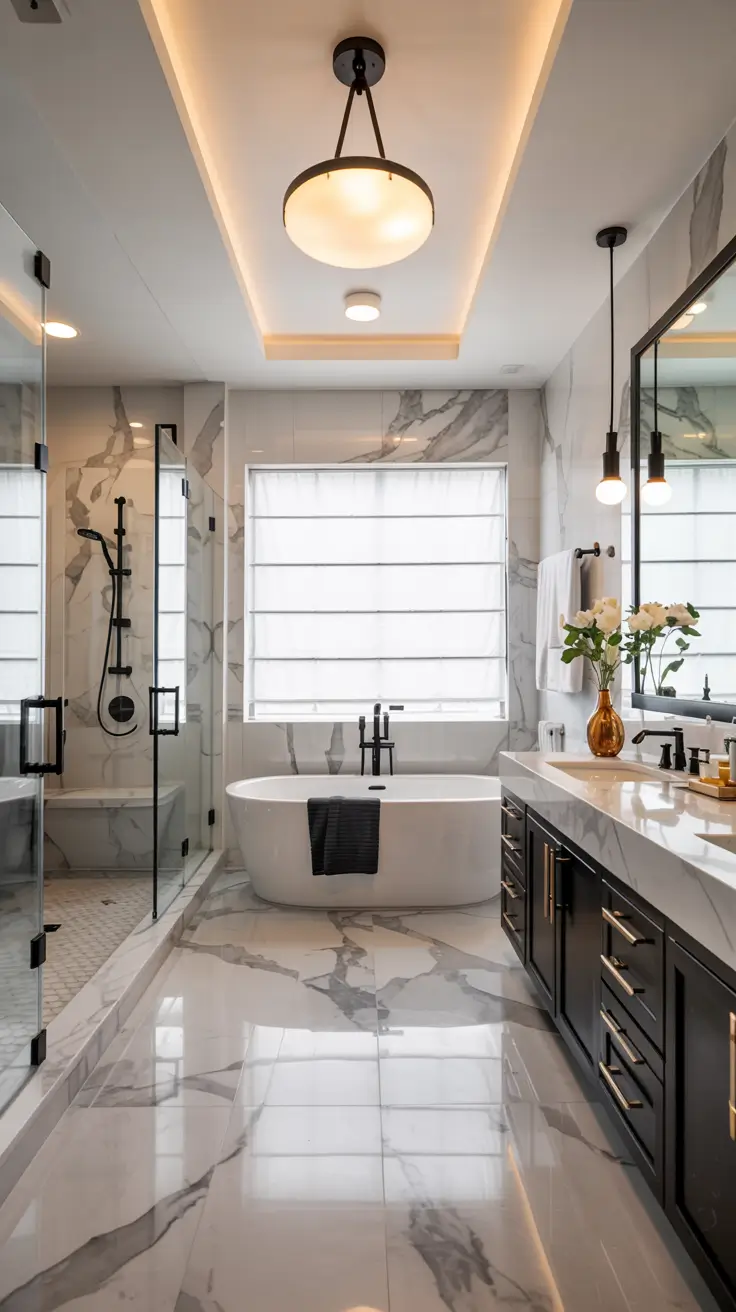 Black and White Bathroom Ideas 2026: Modern, Minimalist & Luxury Decor