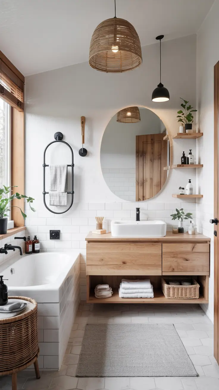 Black and White Bathroom Ideas 2026: Modern, Minimalist & Luxury Decor