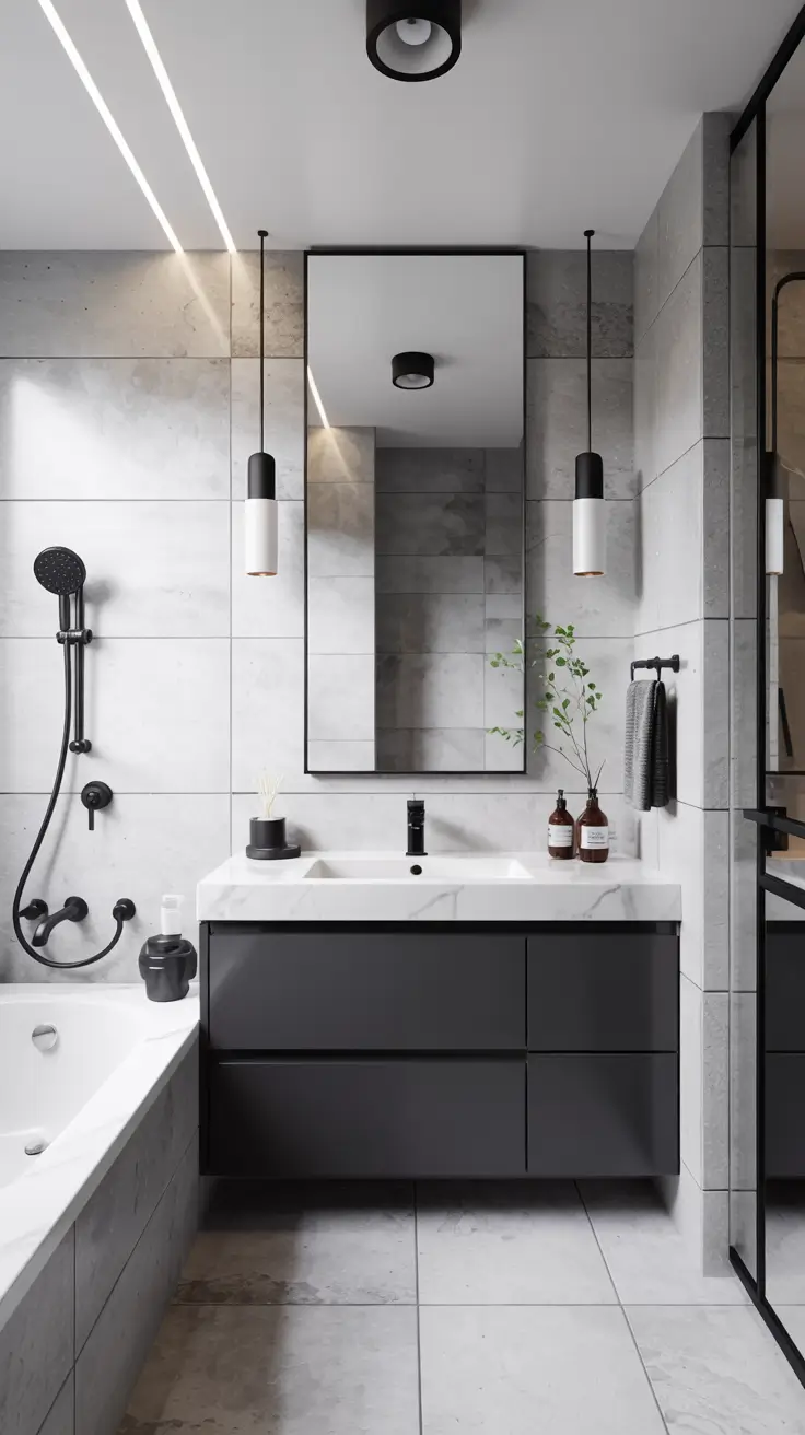 Black and White Bathroom Ideas 2026: Modern, Minimalist & Luxury Decor