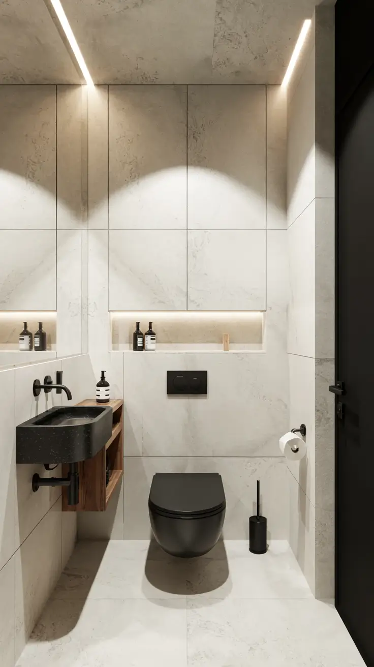 Black and White Bathroom Ideas 2026: Modern, Minimalist & Luxury Decor