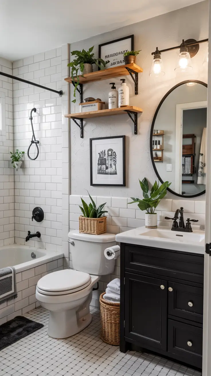 Black and White Bathroom Ideas 2026: Modern, Minimalist & Luxury Decor