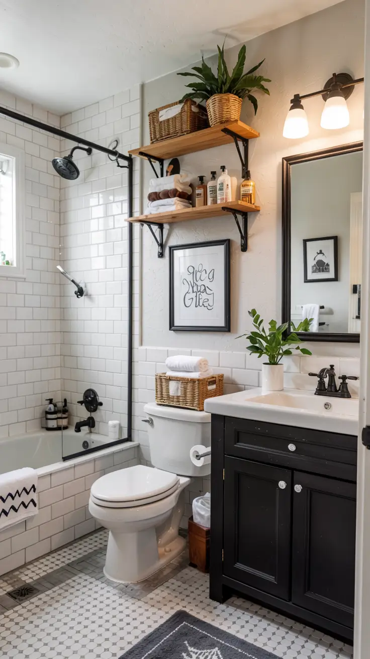 Black and White Bathroom Ideas 2026: Modern, Minimalist & Luxury Decor