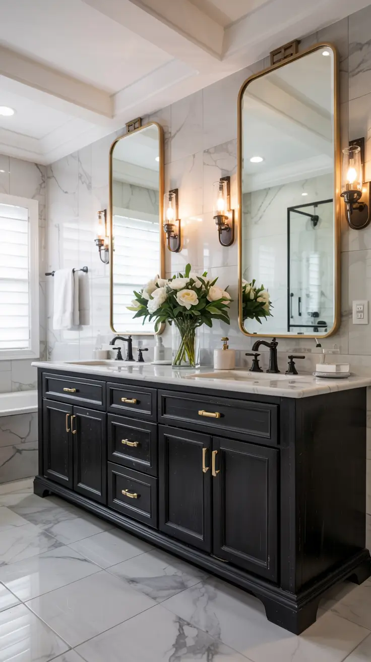 Black and White Bathroom Ideas 2026: Modern, Minimalist & Luxury Decor