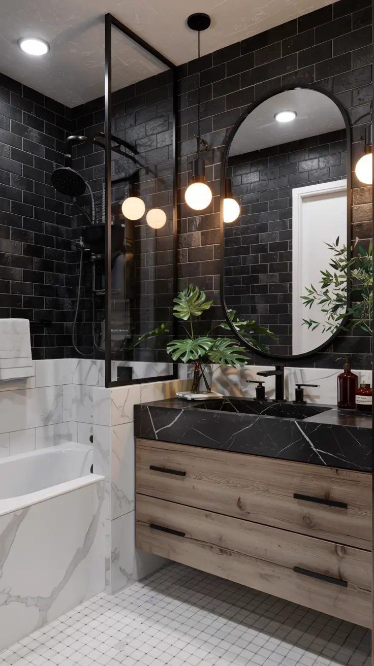 Black and White Bathroom Ideas 2026: Modern, Minimalist & Luxury Decor