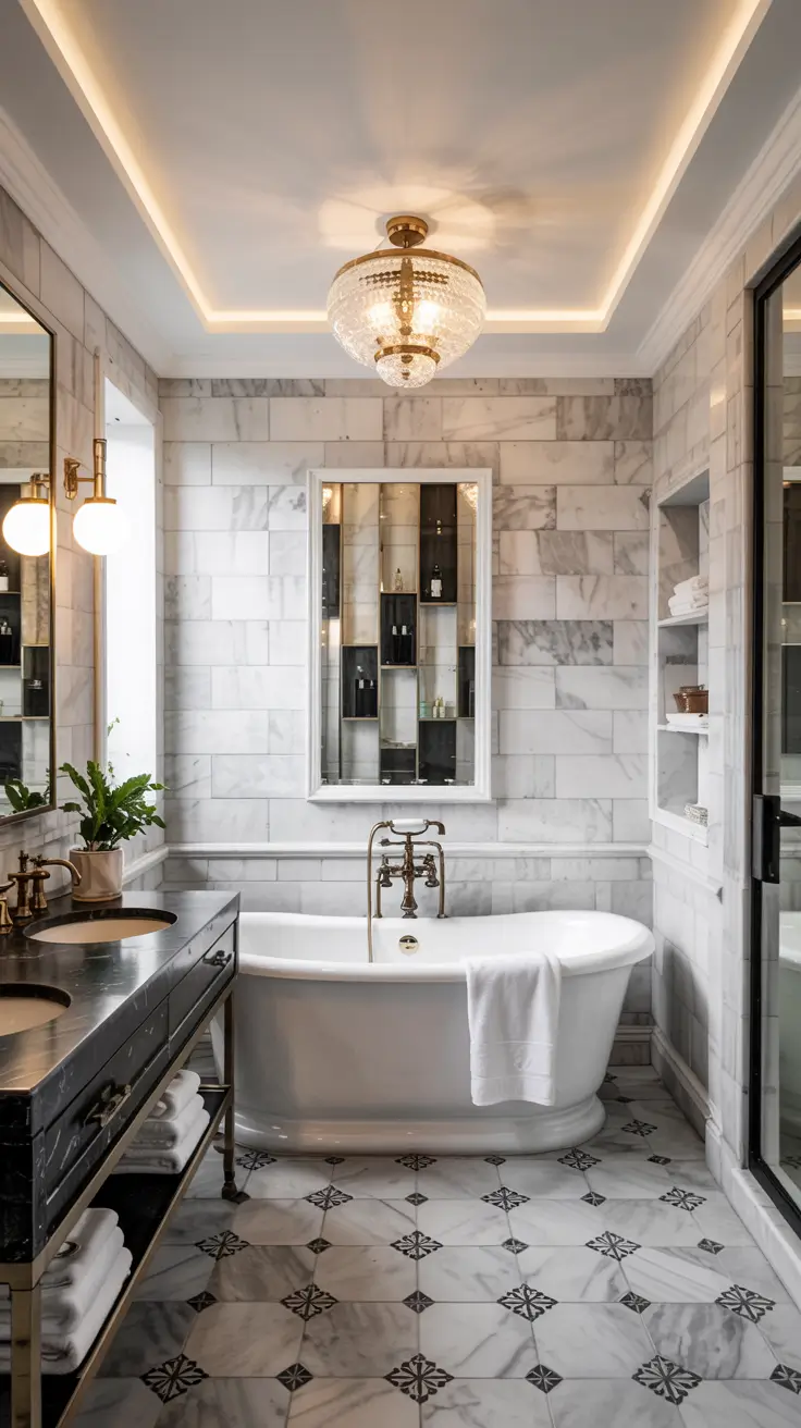 Black and White Bathroom Ideas 2026: Modern, Minimalist & Luxury Decor