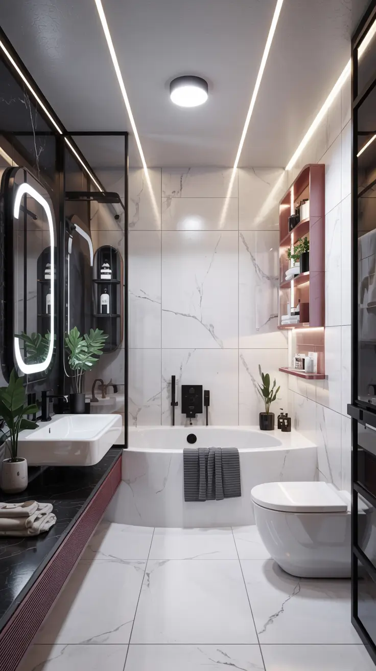 Black and White Bathroom Ideas 2026: Modern, Minimalist & Luxury Decor