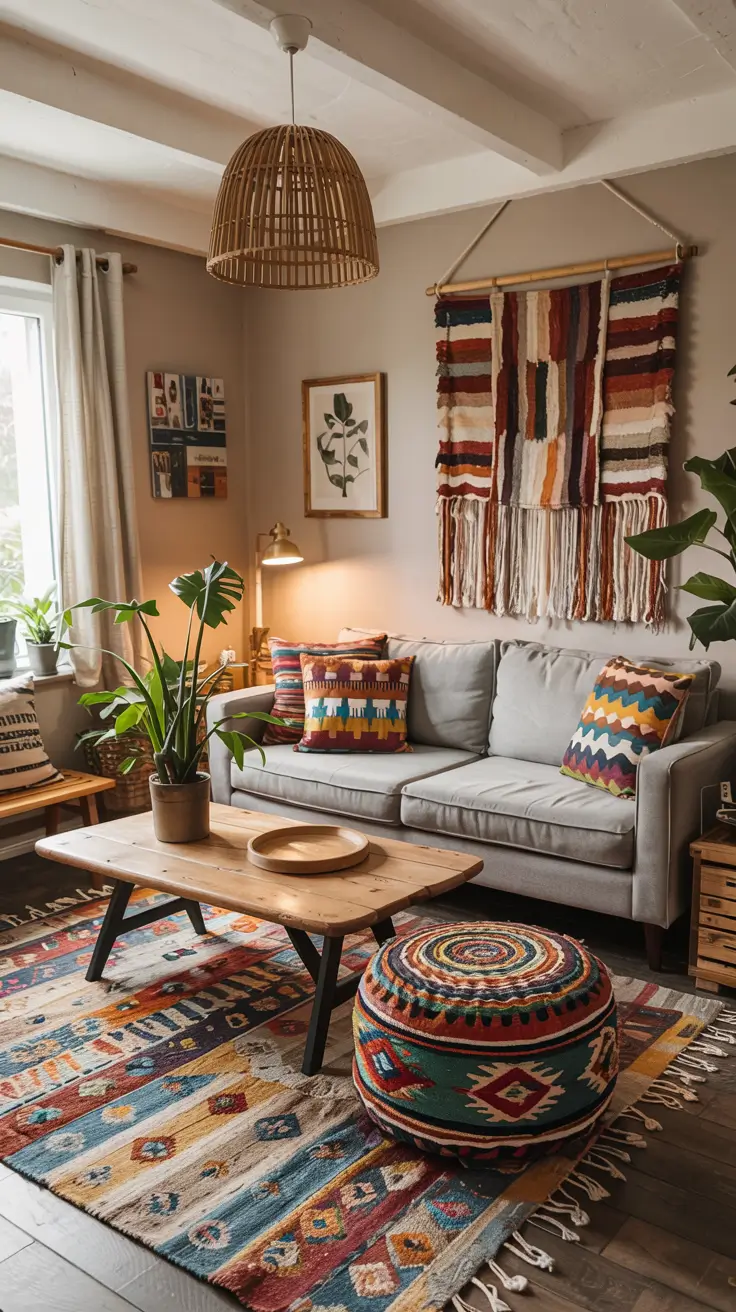 Boho Living Room Ideas 2026: Earthy, Modern & Cozy Bohemian Style Trends
