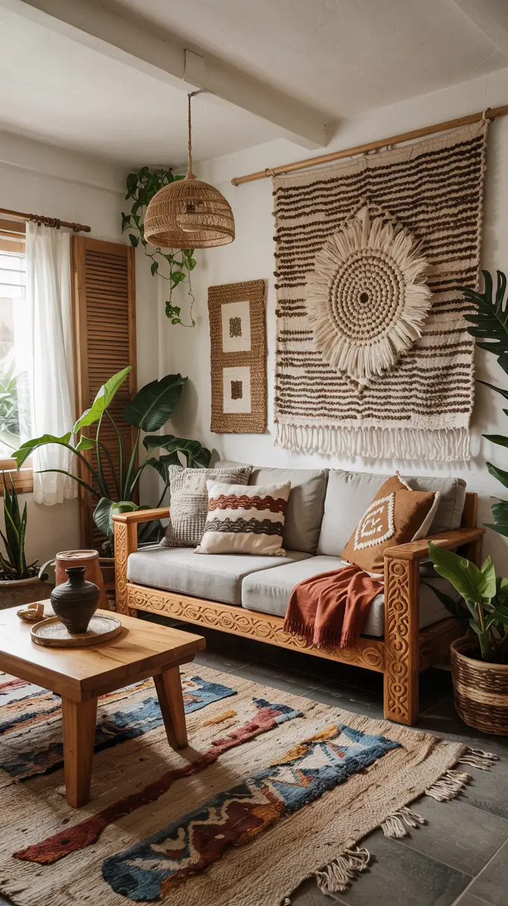 Boho Living Room Ideas 2026: Earthy, Modern & Cozy Bohemian Style Trends