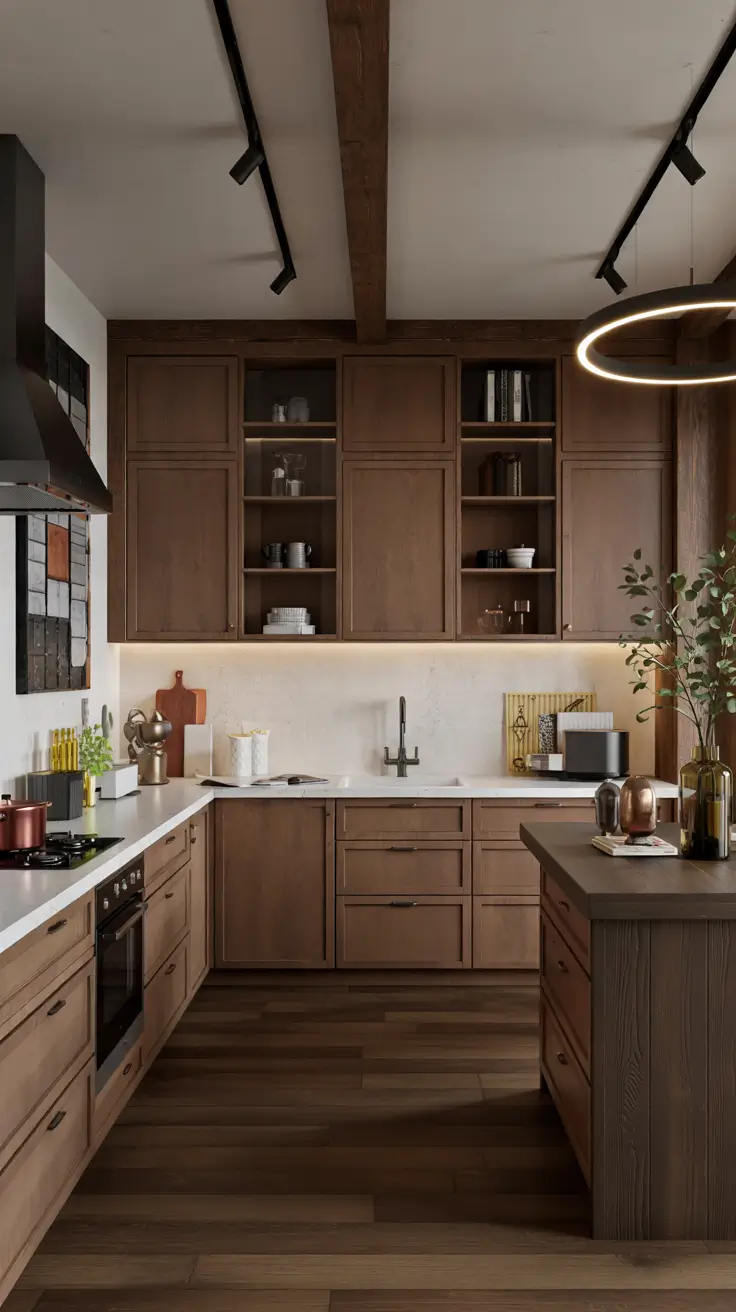 Brown Kitchen Ideas 2026: Modern, Dark & Light Decor Inspiration