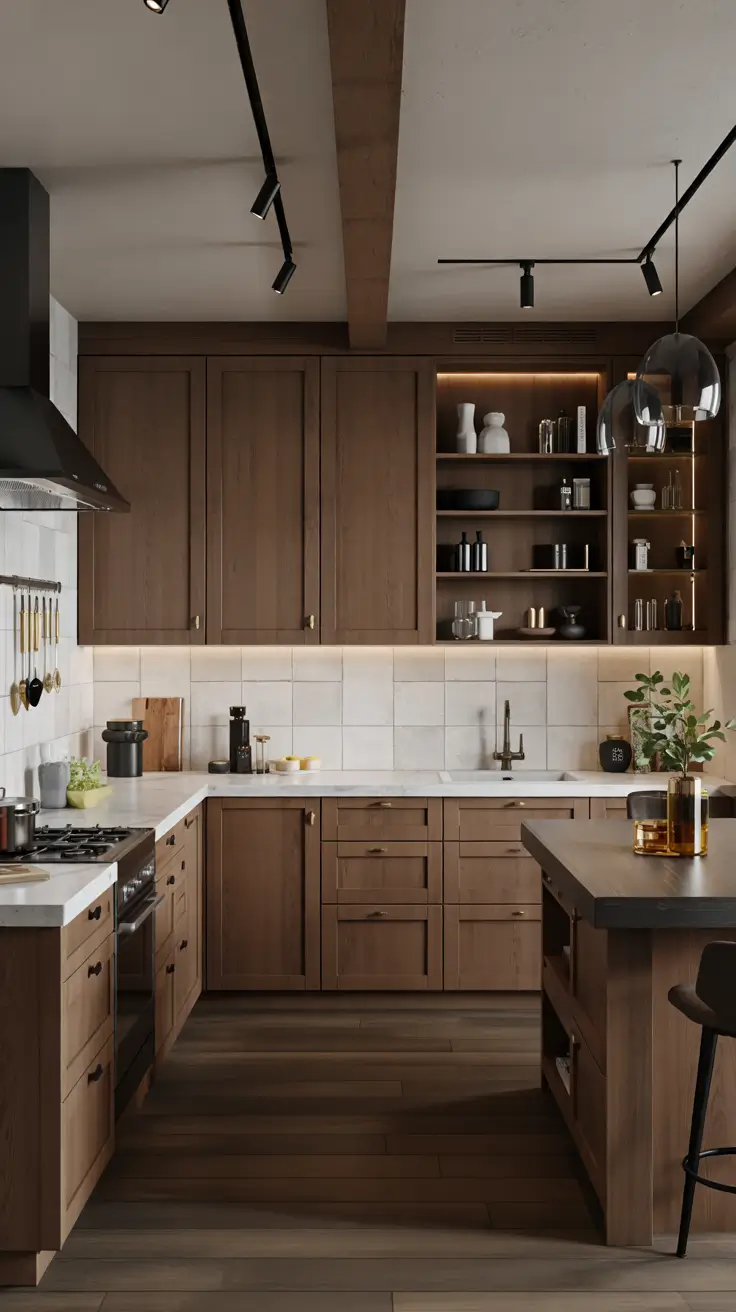 Brown Kitchen Ideas 2026: Modern, Dark & Light Decor Inspiration