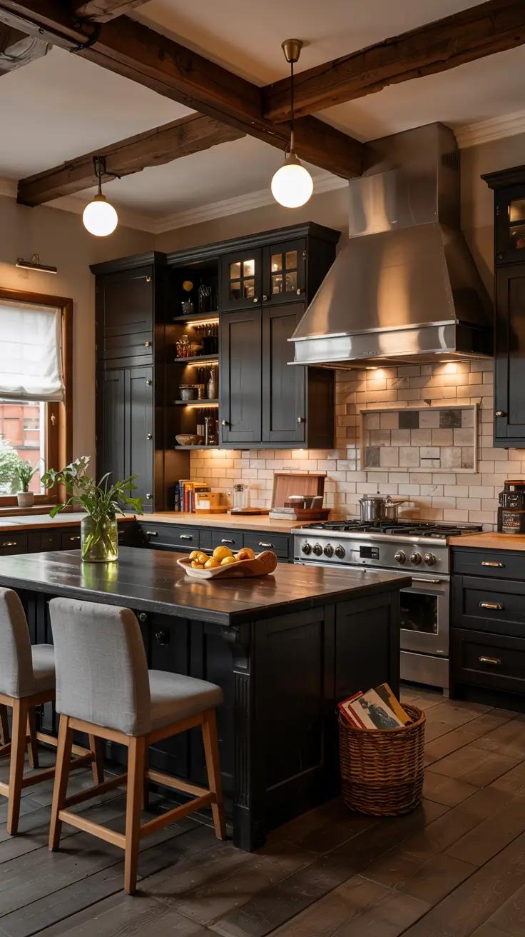 Dark Kitchen Ideas 2026: Modern, Cozy & Luxury Designs to Brighten Any Space