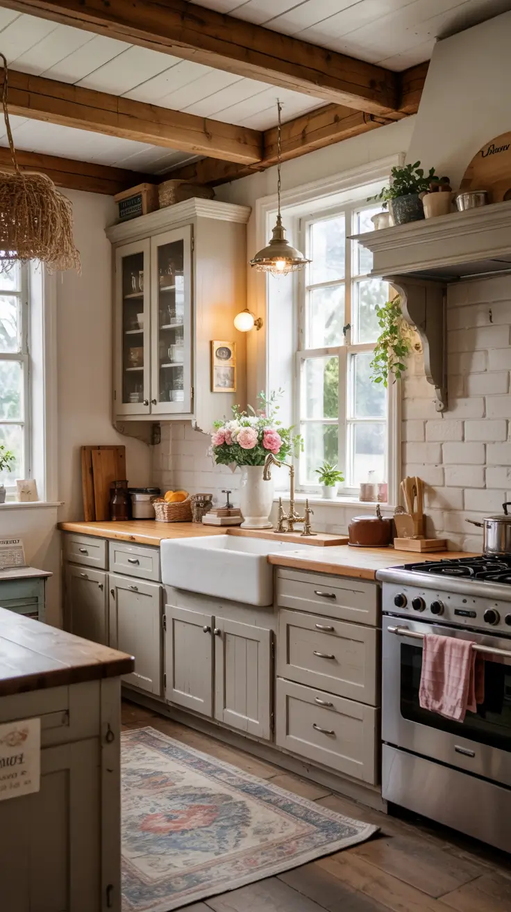 Farmhouse Kitchen Ideas 2026: Rustic, Modern & Budget-Friendly Designs