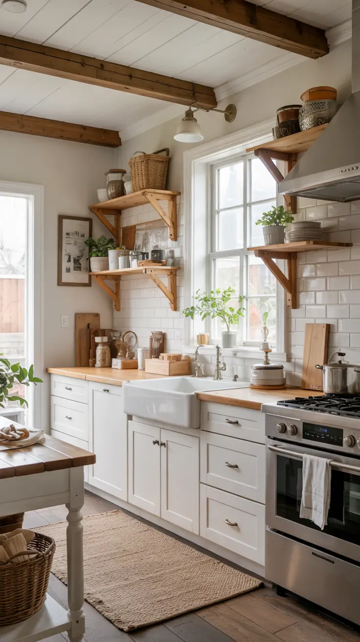 Farmhouse Kitchen Ideas 2026: Rustic, Modern & Budget-Friendly Designs