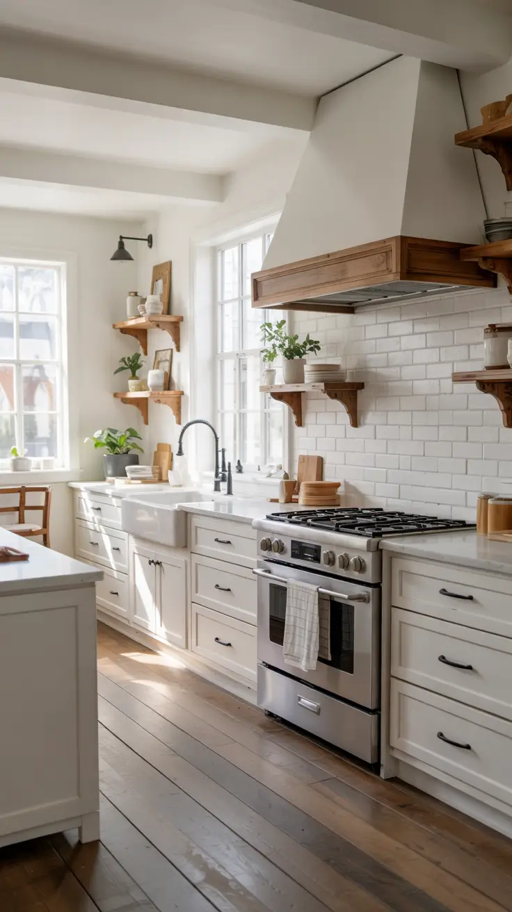 Farmhouse Kitchen Ideas 2026: Rustic, Modern & Budget-Friendly Designs