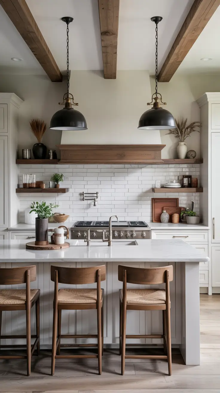 Farmhouse Kitchen Ideas 2026: Rustic, Modern & Budget-Friendly Designs