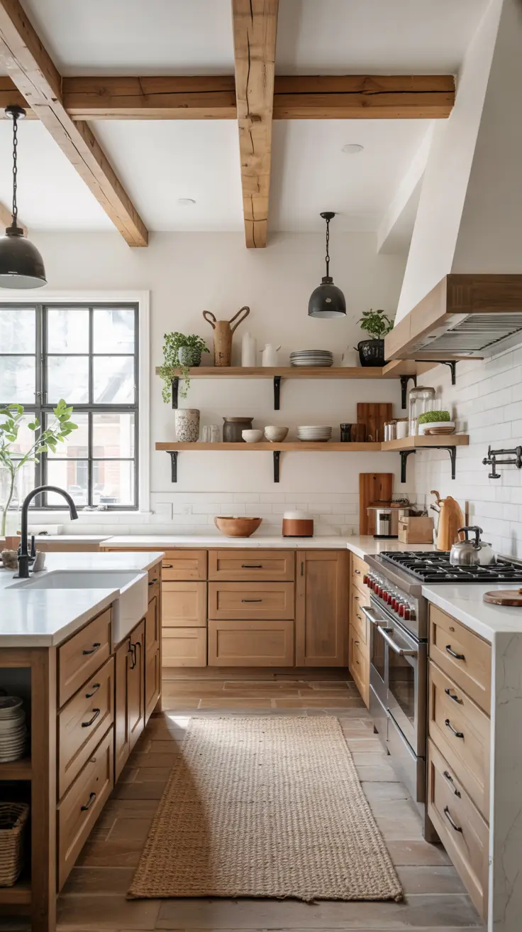 Farmhouse Kitchen Ideas 2026: Rustic, Modern & Budget-Friendly Designs