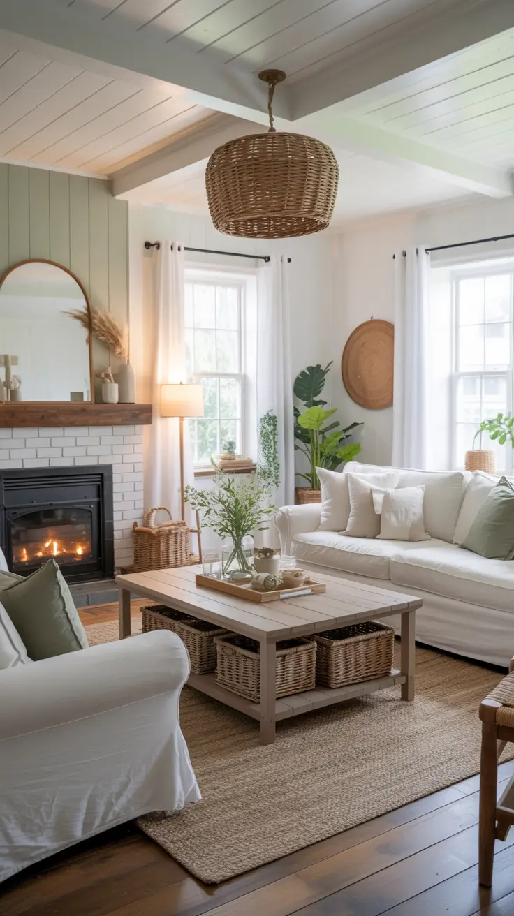 Farmhouse Living Room Ideas 2026: Cozy, Modern & Rustic Inspiration