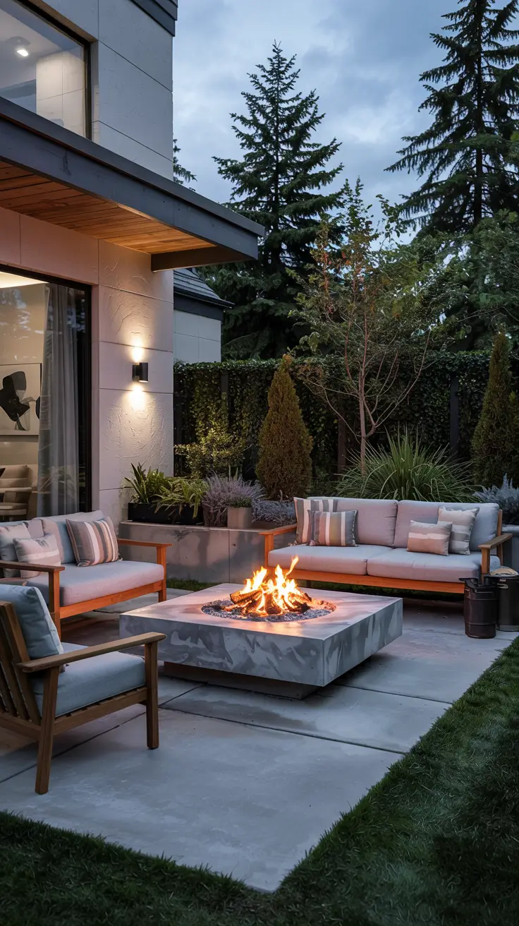 Patio with Fire Pit 2026: Backyard Design Ideas with Pergola, Hot Tub & Dining Area