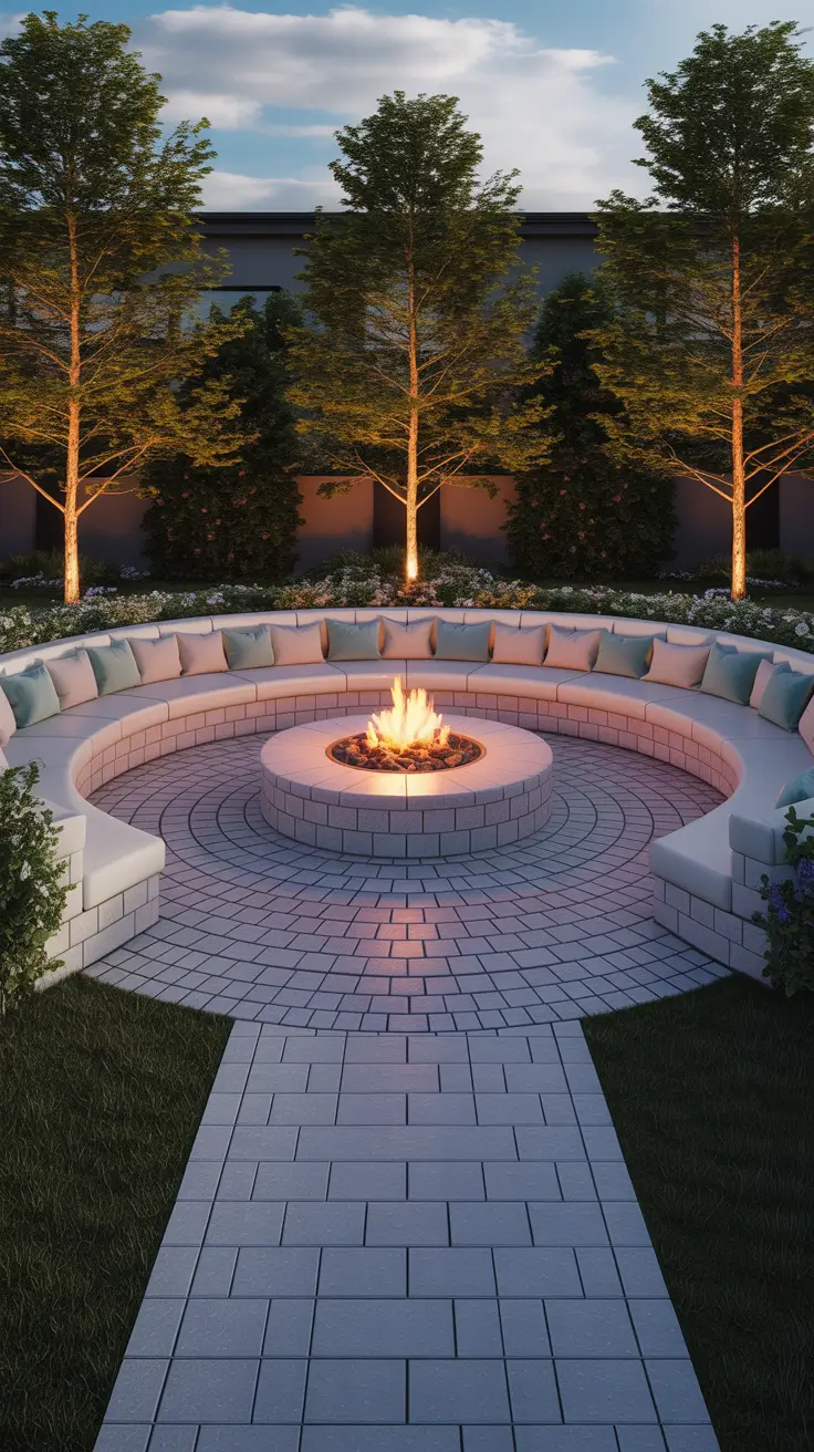 Patio with Fire Pit 2026: Backyard Design Ideas with Pergola, Hot Tub & Dining Area