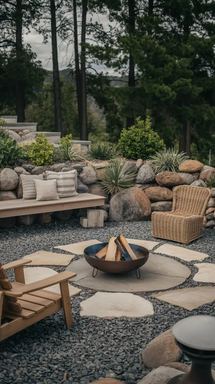 Patio with Fire Pit 2026: Backyard Design Ideas with Pergola, Hot Tub & Dining Area