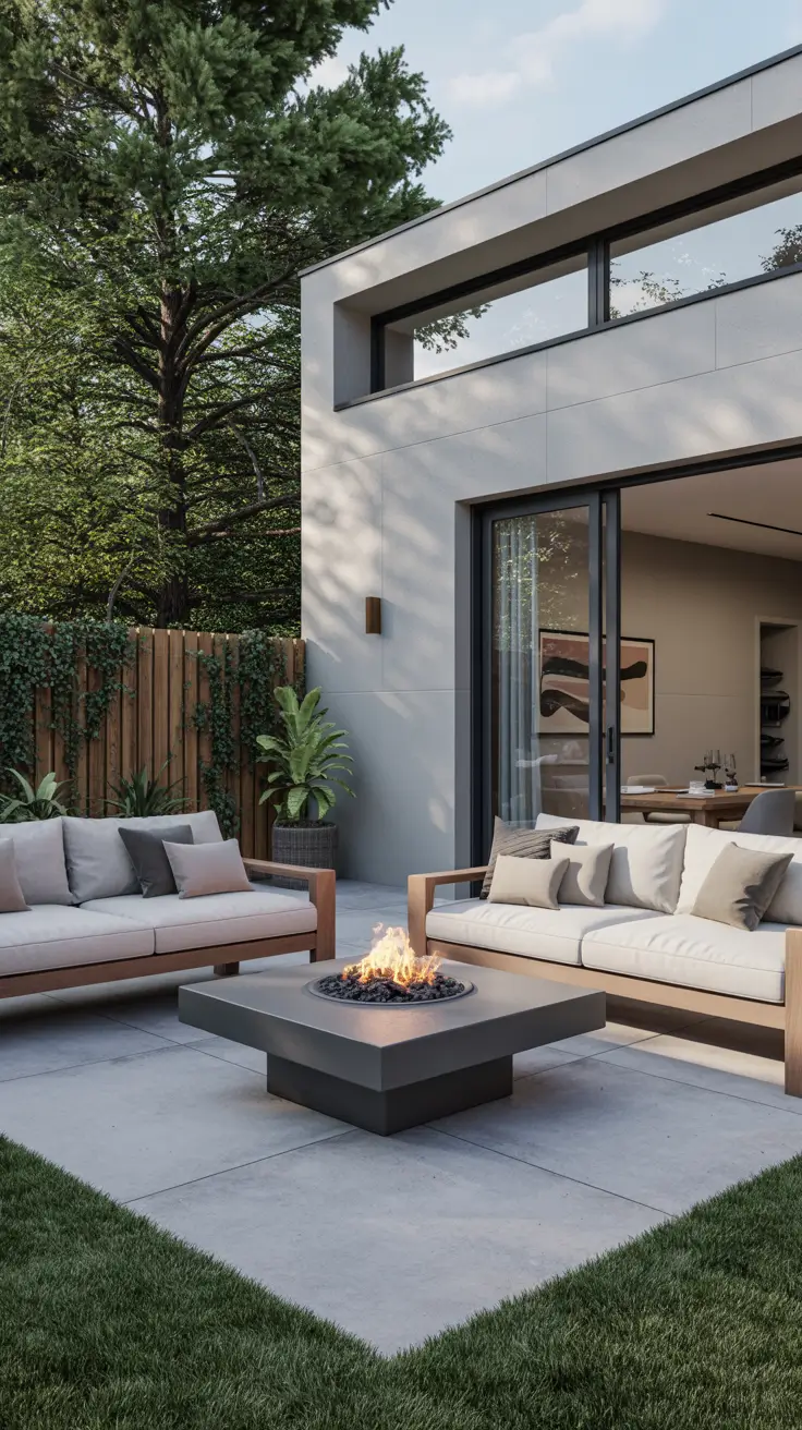 Patio with Fire Pit 2026: Backyard Design Ideas with Pergola, Hot Tub & Dining Area