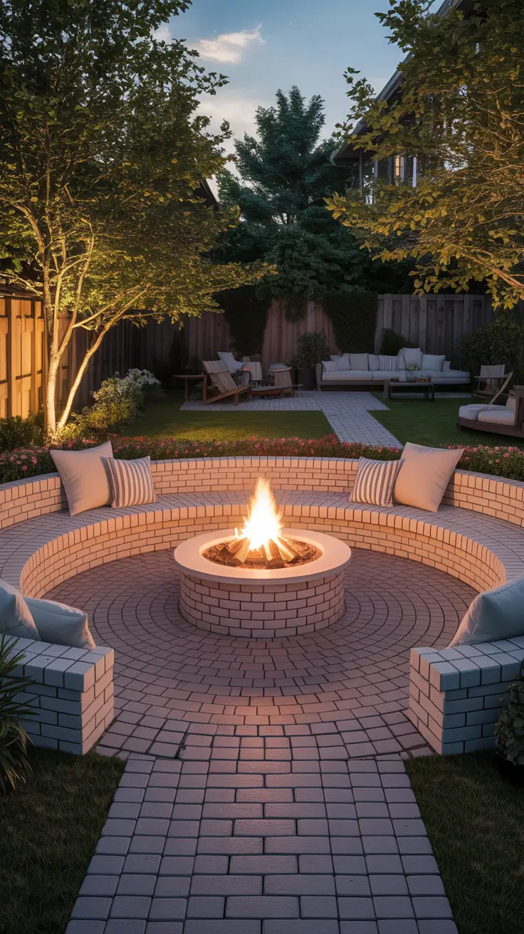 Patio with Fire Pit 2026: Backyard Design Ideas with Pergola, Hot Tub & Dining Area