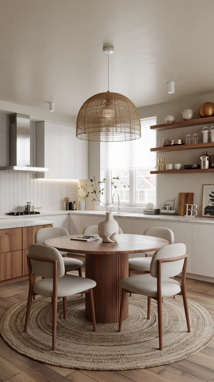 Round Kitchen Table Ideas 2026: Modern, Farmhouse & Space-Saving Decor Trends