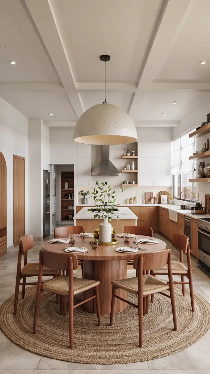 Round Kitchen Table Ideas 2026: Modern, Farmhouse & Space-Saving Decor Trends