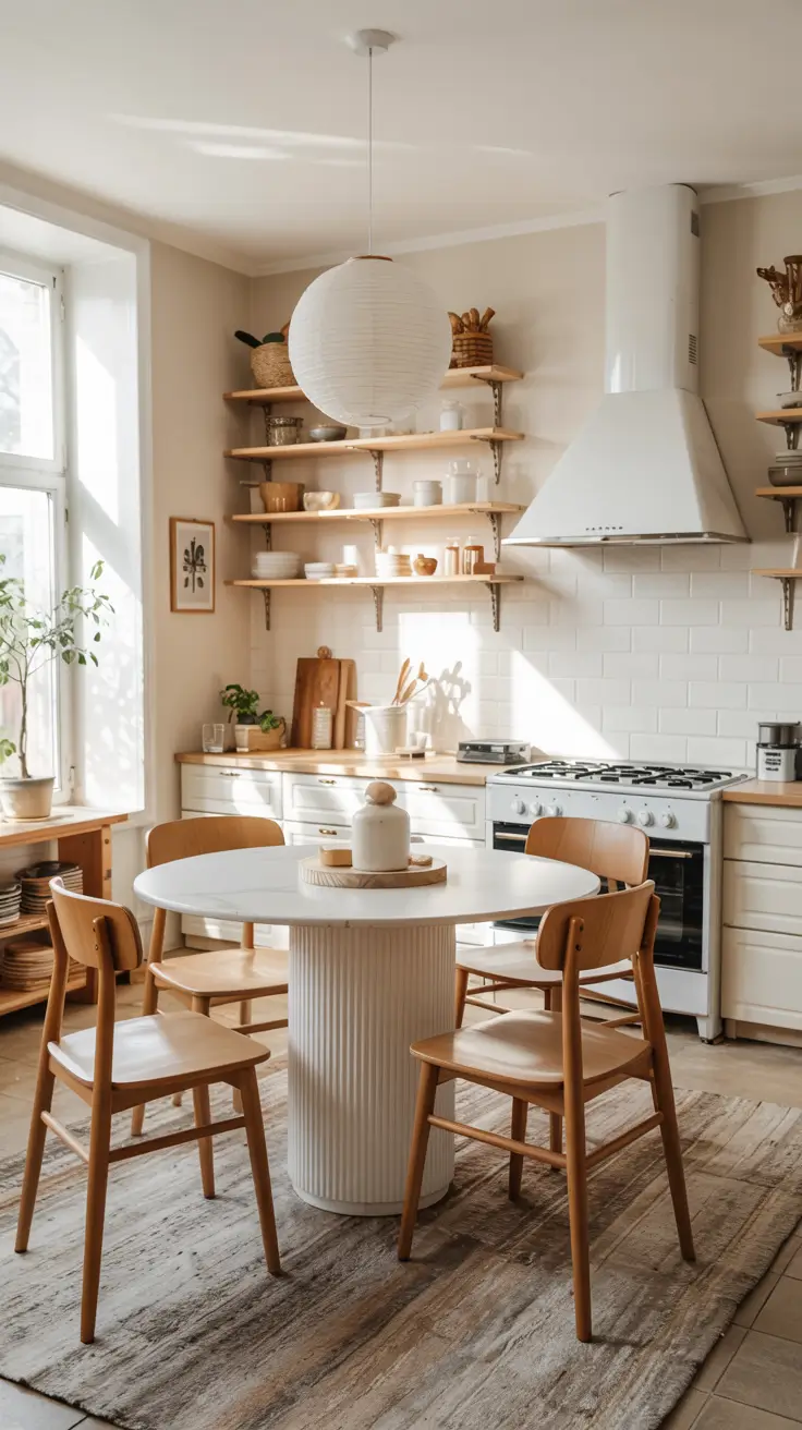 Round Kitchen Table Ideas 2026: Modern, Farmhouse & Space-Saving Decor Trends