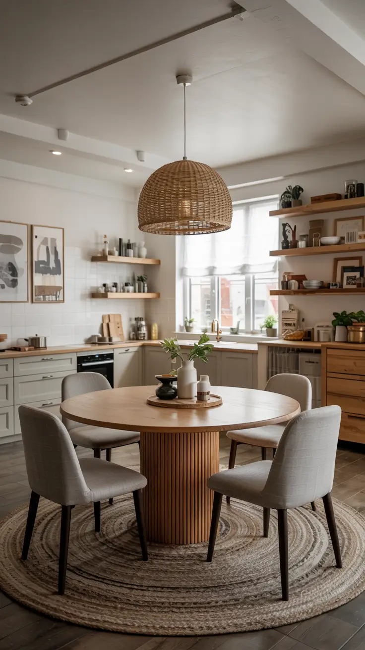 Round Kitchen Table Ideas 2026: Modern, Farmhouse & Space-Saving Decor Trends