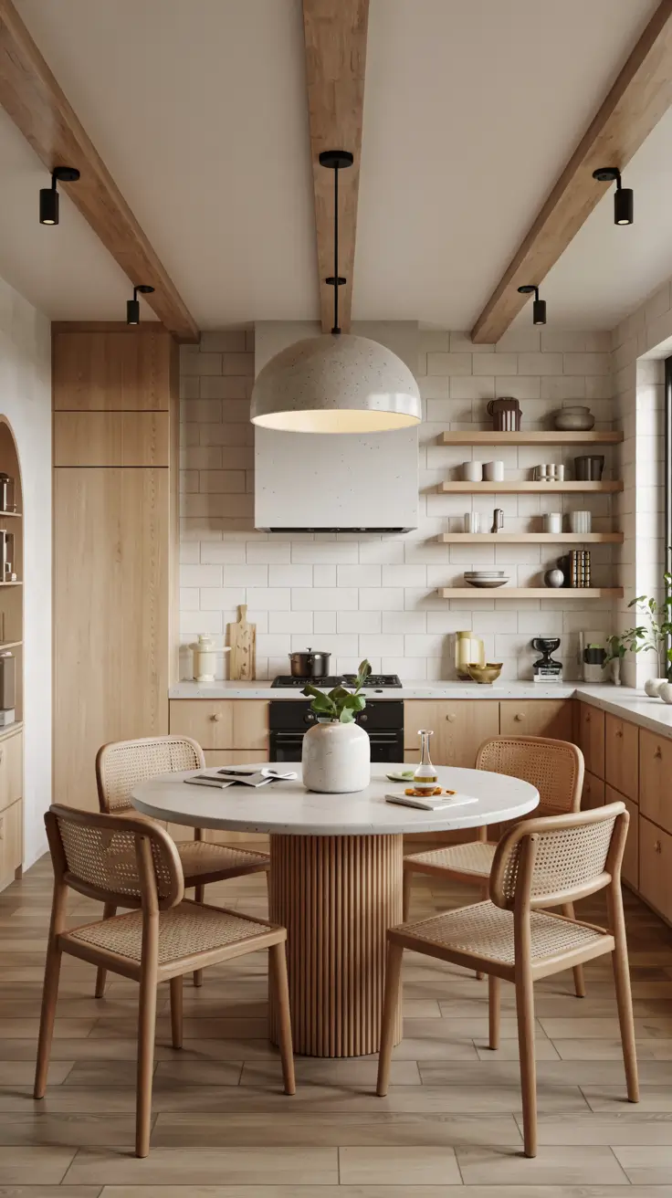 Round Kitchen Table Ideas 2026: Modern, Farmhouse & Space-Saving Decor Trends