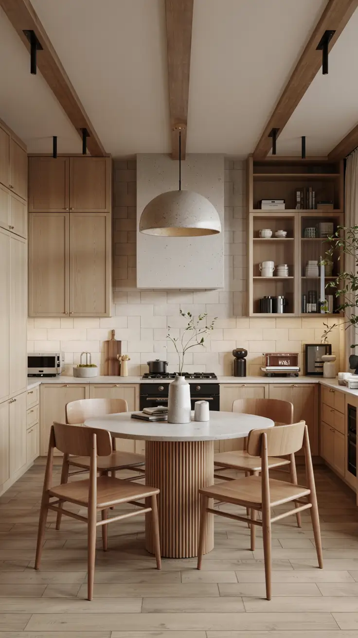 Round Kitchen Table Ideas 2026: Modern, Farmhouse & Space-Saving Decor Trends