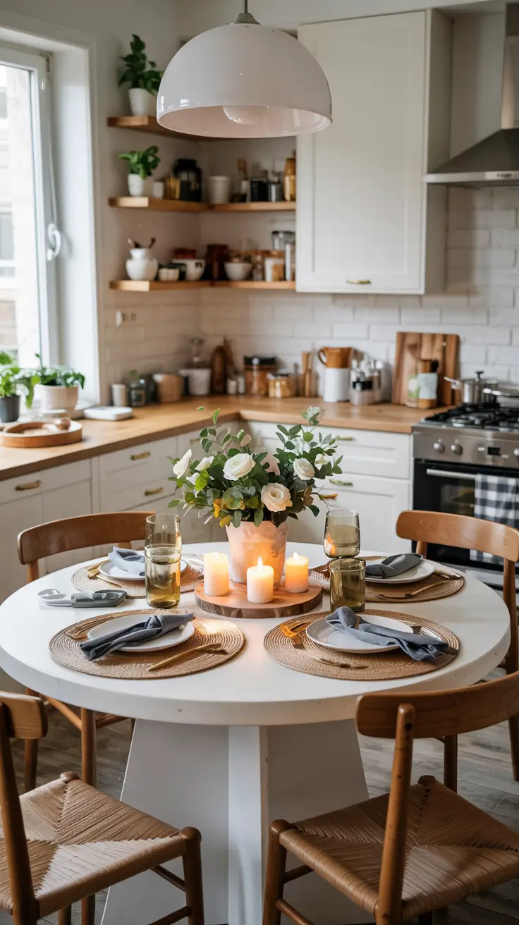 Round Kitchen Table Ideas 2026: Modern, Farmhouse & Space-Saving Decor Trends
