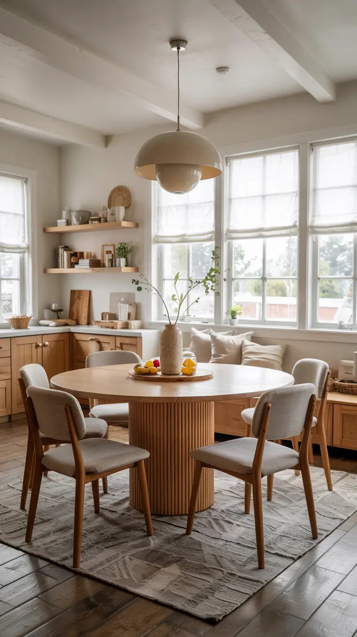 Round Kitchen Table Ideas 2026: Modern, Farmhouse & Space-Saving Decor Trends