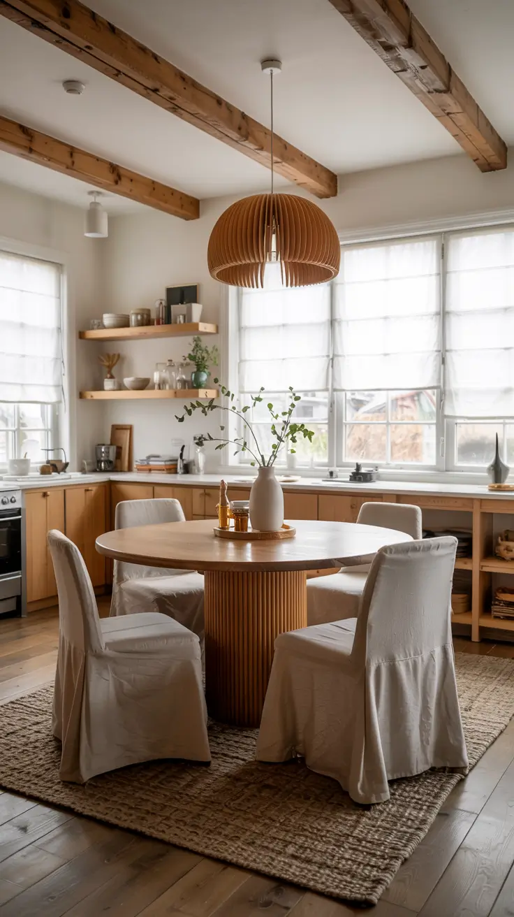 Round Kitchen Table Ideas 2026: Modern, Farmhouse & Space-Saving Decor Trends