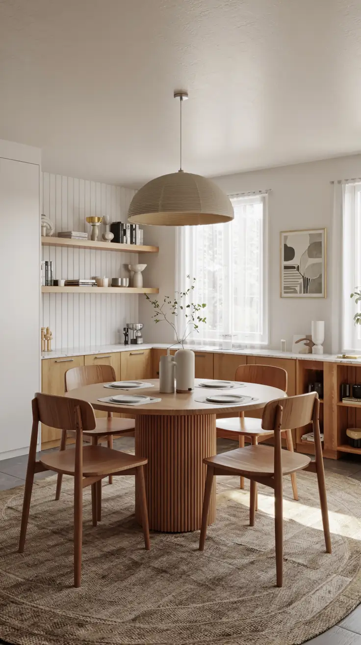 Round Kitchen Table Ideas 2026: Modern, Farmhouse & Space-Saving Decor Trends